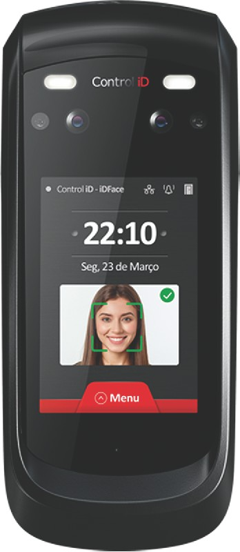 Terminal de reconhecimento facial instalado pela IOTécnica